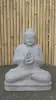 Artikelbild 1 des Artikels “Sitzender Buddha aus Flussstein in Dharmachakra-Stellung - Geste des Rades der Dharma-Lehre. Ungefähr 62cm Höhe. “